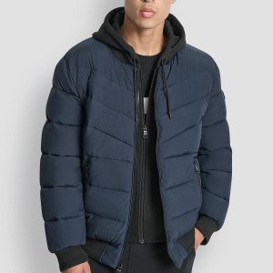 STRETCH BOMBER JACKET