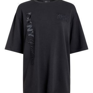 DKNY X YANKEES SHORT-SLEEVE EMBOSSED TEE